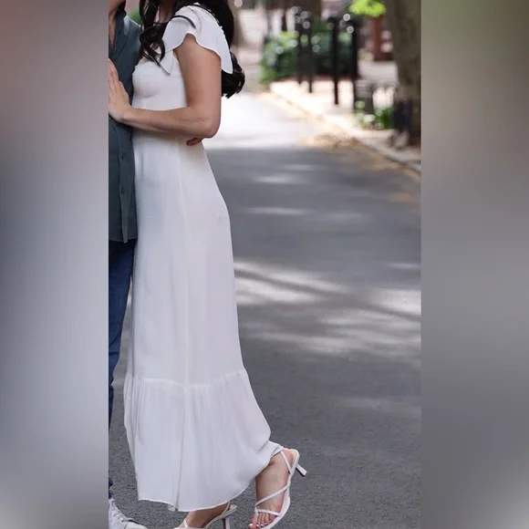 Reformation Butterfly Dress Ivory - Picture 3 of 3